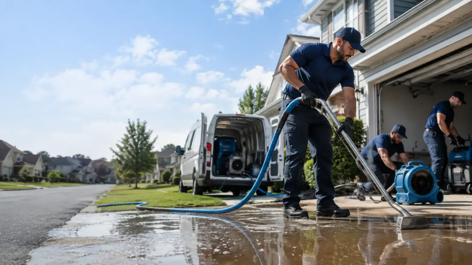 Flood Damage Restoration in Bellville, OH